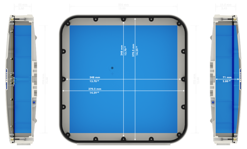 Inner dimensions